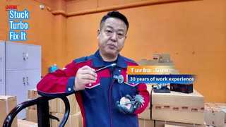 Co powinienem zrobić, jeśli moja turbosprężarka, która nie była używana przez dłuższy czas, przestaje się obracać?